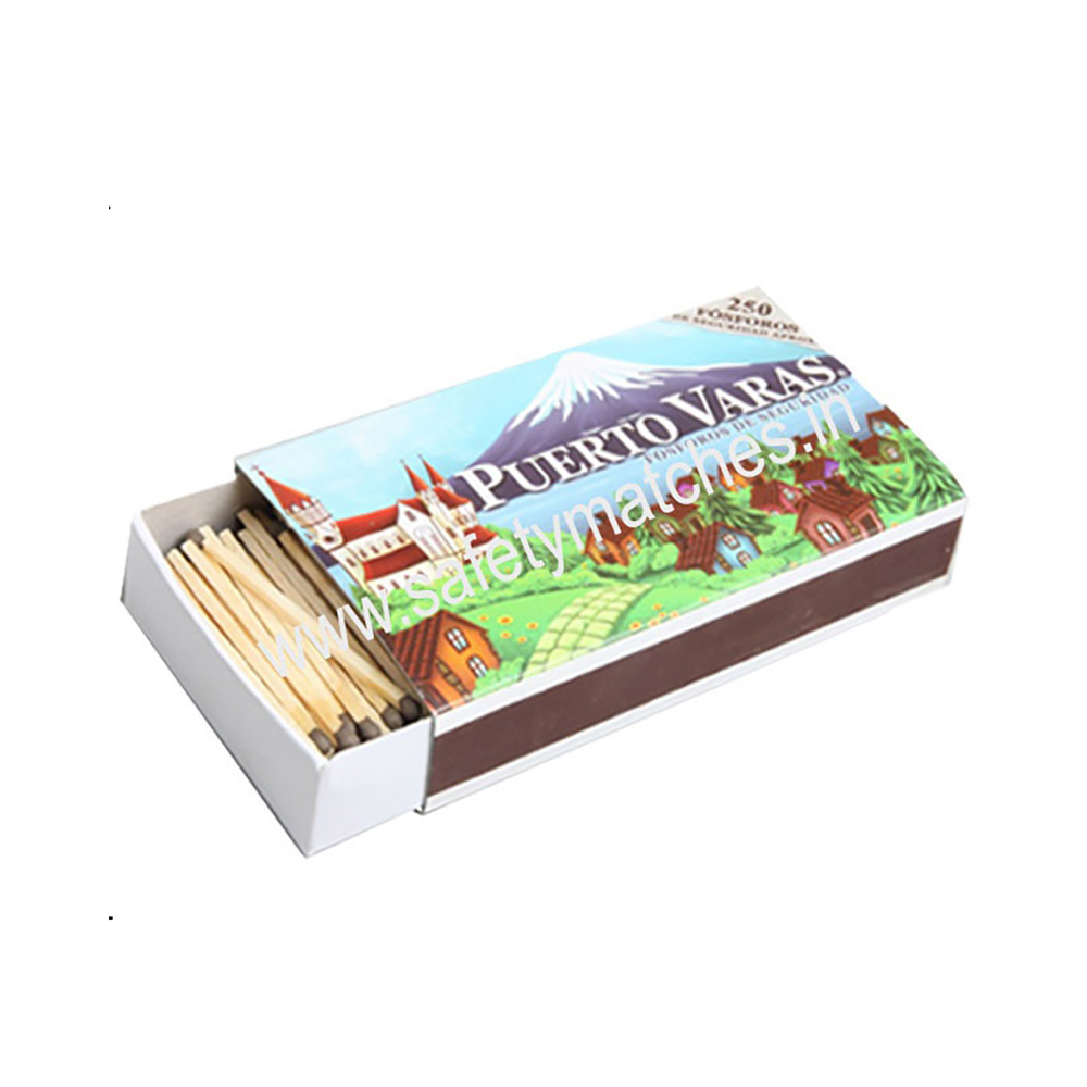 High quality kitchen safety matches long sticks matches 71 x 53 x 25mm (100 Sticks) (Kitchen Boxes - 100 fills) in carton box packaging at wholesale retail price for sale