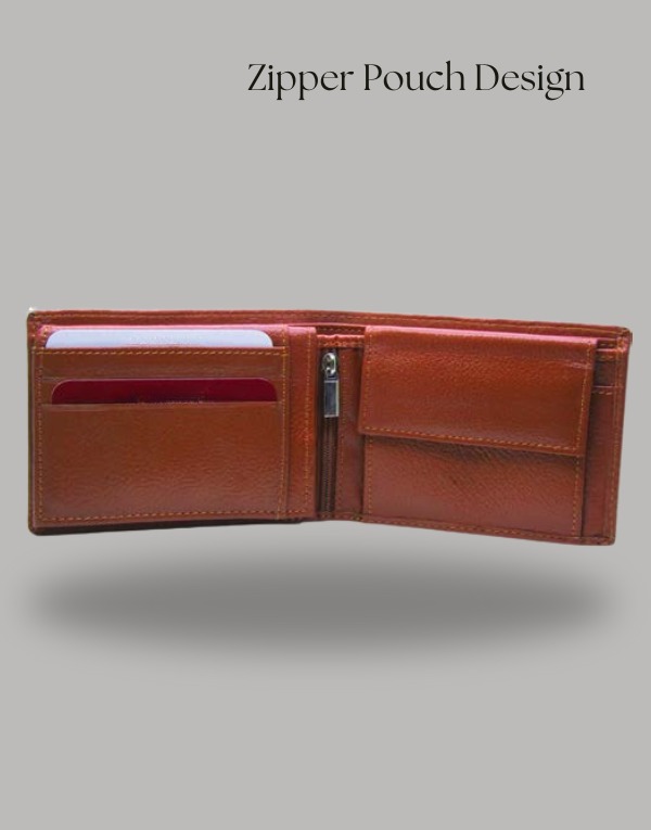 Modern genuine leather wallet for regular use