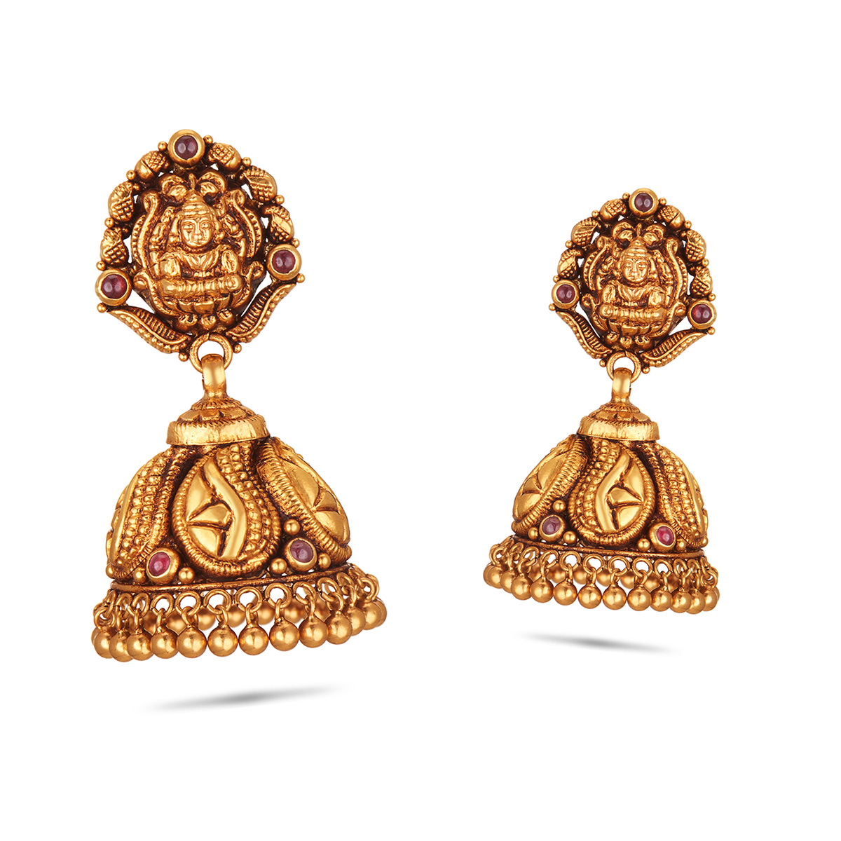 Wholesale Solid gold fine jewelry earrings for woman made of gold 22 carat latest collections