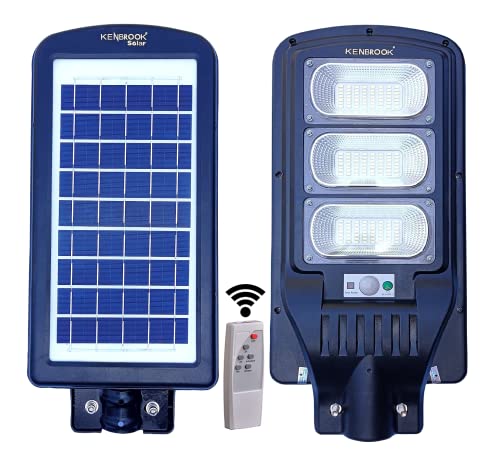 SOLAR STREET LIGHT WITH SEMI INTEGRATED SOLAR PANEL ALONG WITH 25 WATTS LED LIGHT andsolar LED street light
