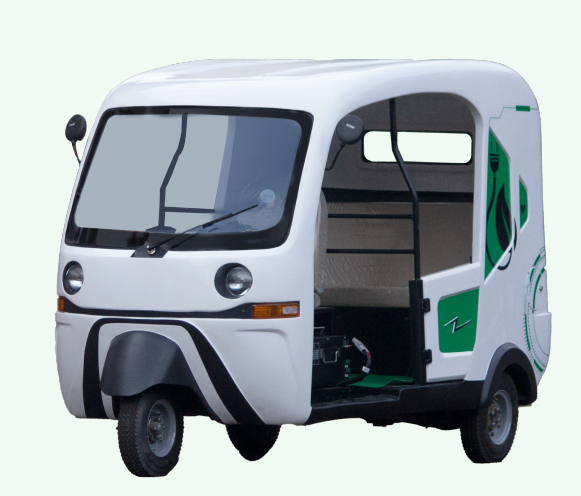 stylish three wheeler electric auto three seater with pmsm motor range around 110kmph tuk tuk