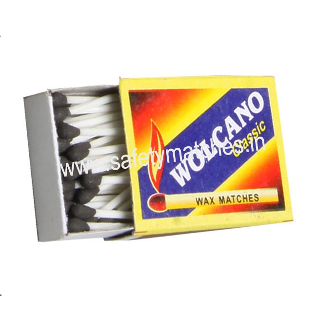 Lighter Low Price Wax Safety Matches size 53*37*11mm match  (40 sticks)  safety matches for candles for house