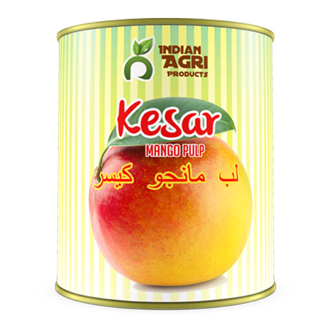Hot selling kesar mango pulp 850gmx12 tin in bulk packaging soft drinks from best quality exporters at wholesale price