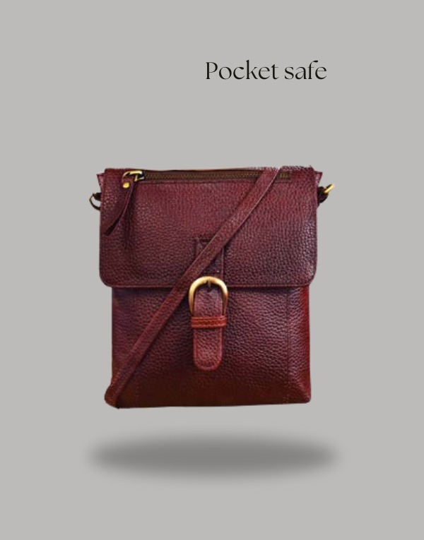 Best quality unisex leather casual slig bag