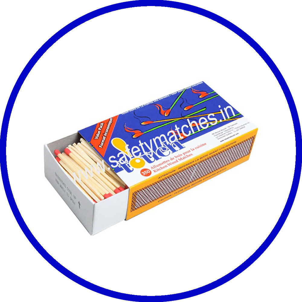 High Ended Quality Kitchen Matches 113 x 65 x 15 mm (115 sticks) Strong Match Sticks Custom Matches Best Exporter From India