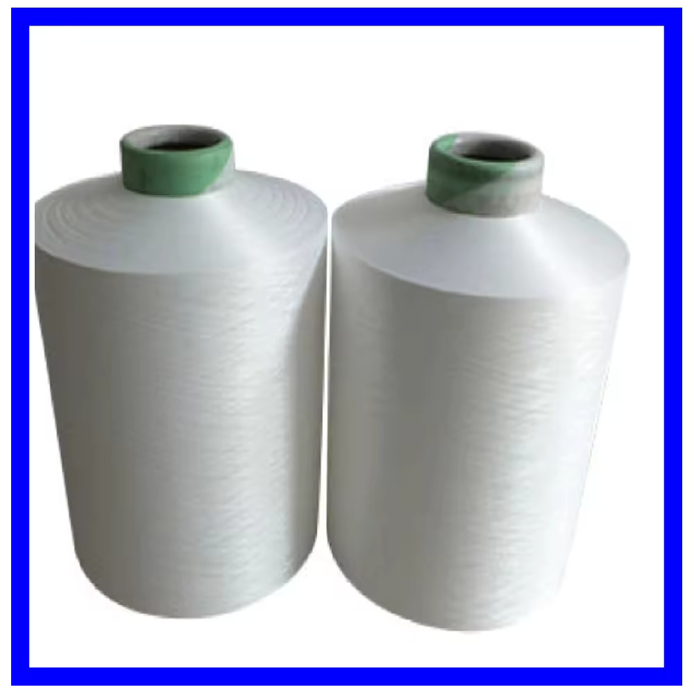 High Quality 100% Polyester Yarn Dty with 150 denier and 96 filament raw white yarn