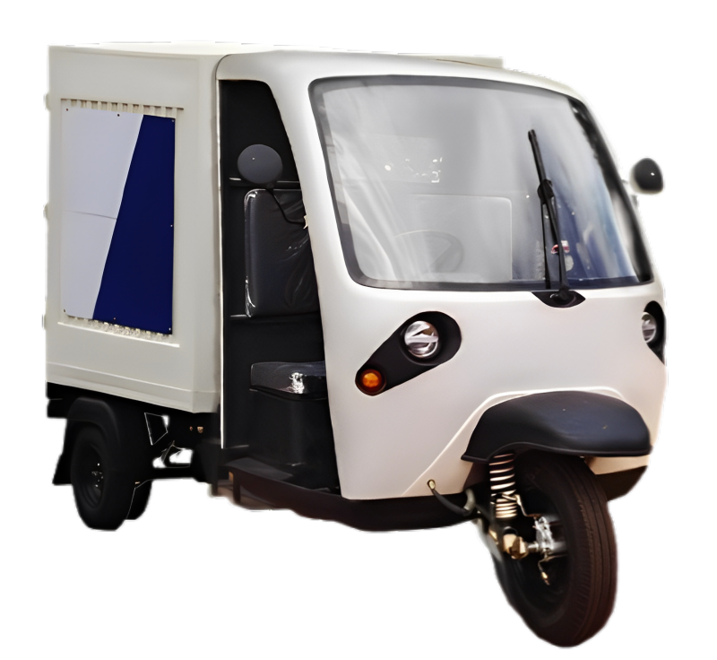 Electric Deluxe Four Seater Tricycle Passenger EV with 100AH LITHIUM  Battery Range of 125km Top Speed of 25kmph