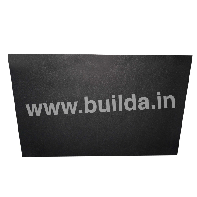 High Quality Absolute Black Granite Slabs – 60cm+ x 120cm+ – Flamed & Brushed Finish for Flooring – Exported from India