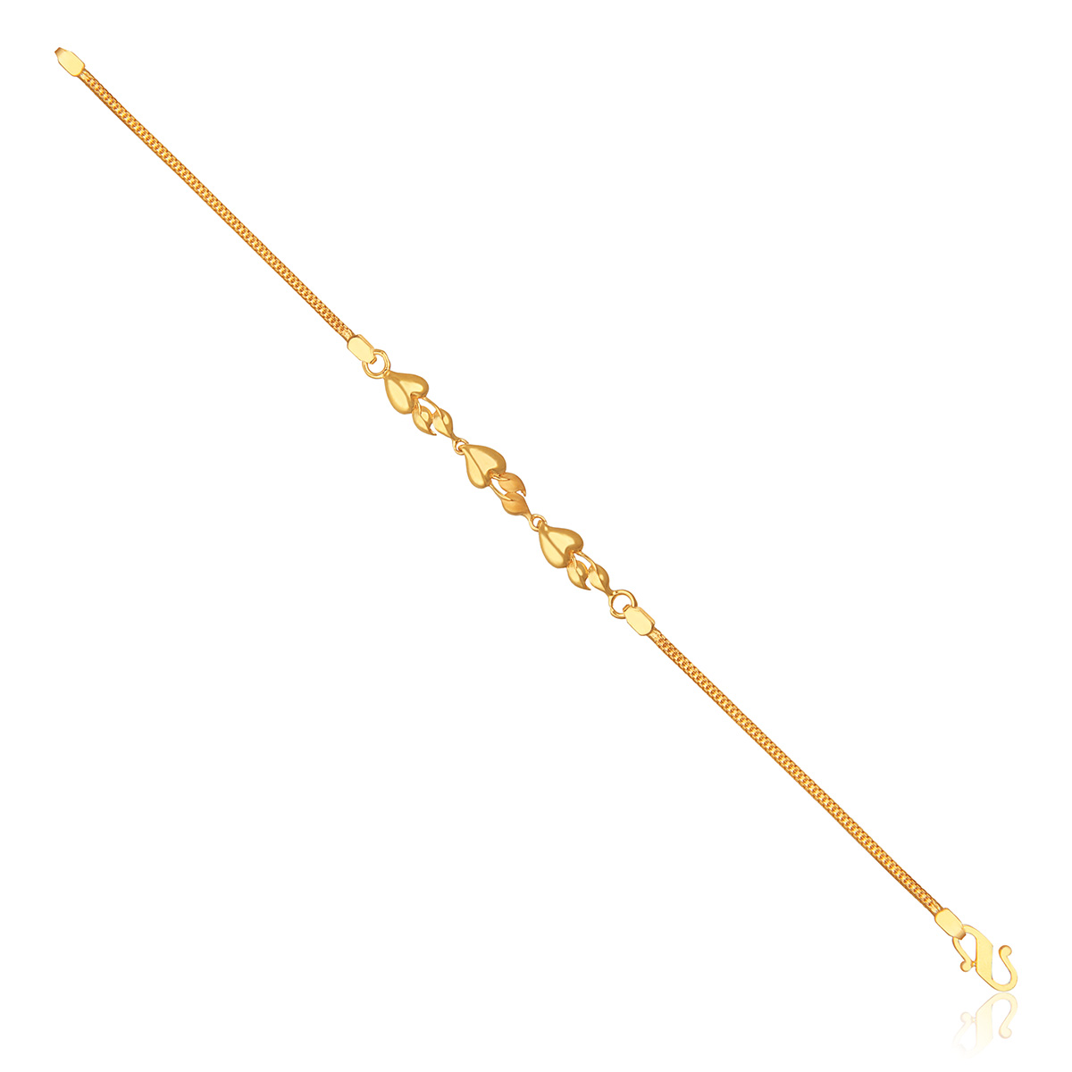 Trendy Both Sides Knot Twice Cuff Bracelet Gold  Bangles jewellery women  With Best Price