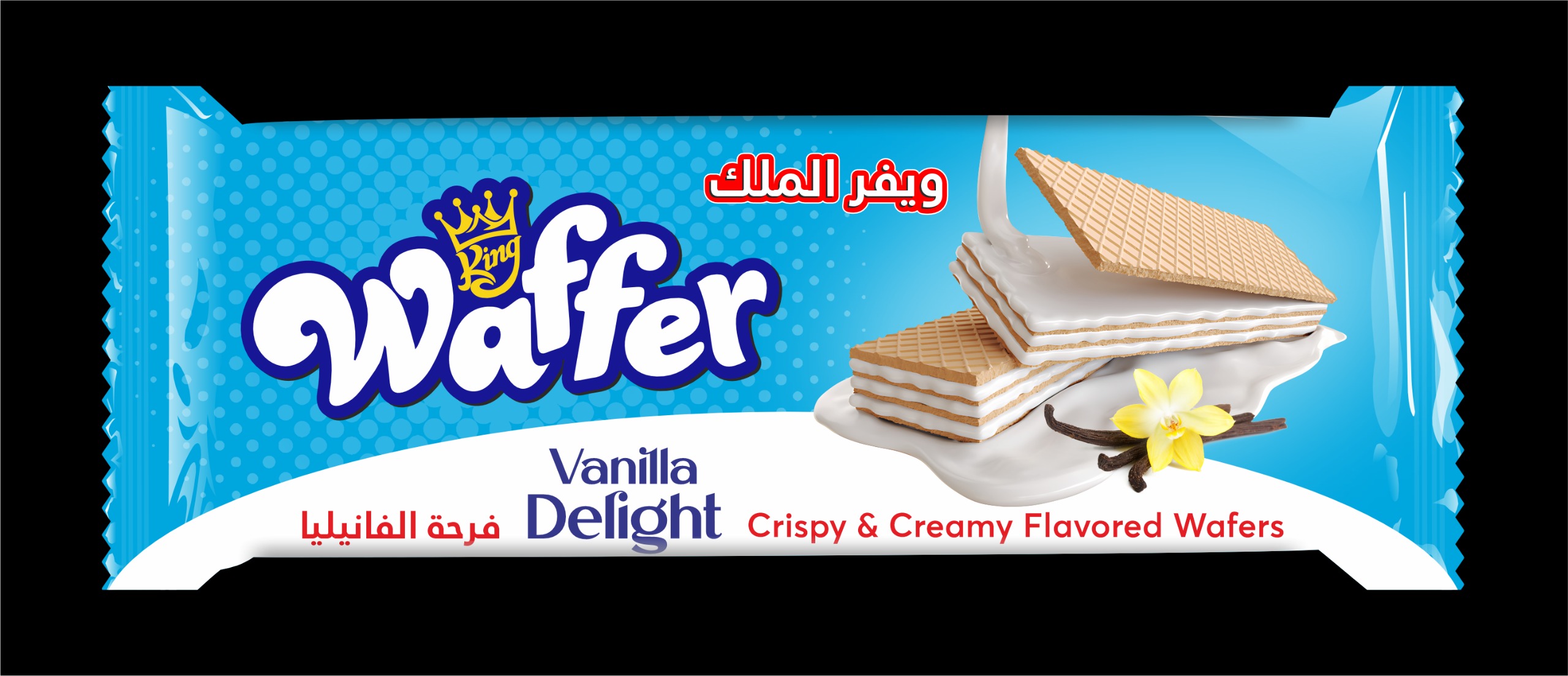 Hot sale Crunchy Wafer Biscuit Snack with strawberry flavour Cream Layers 100gm daily snacks